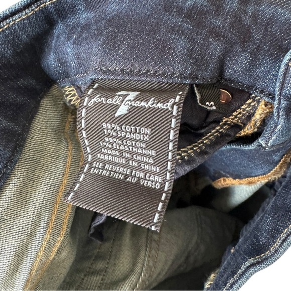 New! 7 For All Mankind b(air) Denim Kimmie Straight Jeans Mid‎ Rise - Picture 6 of 6